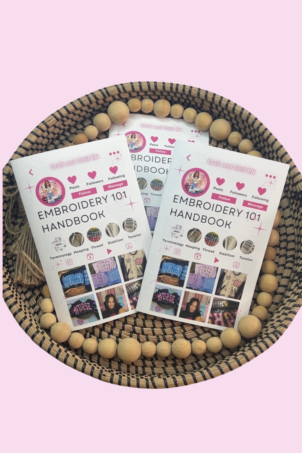 Embroidery 101 Handbook- Physical + digital