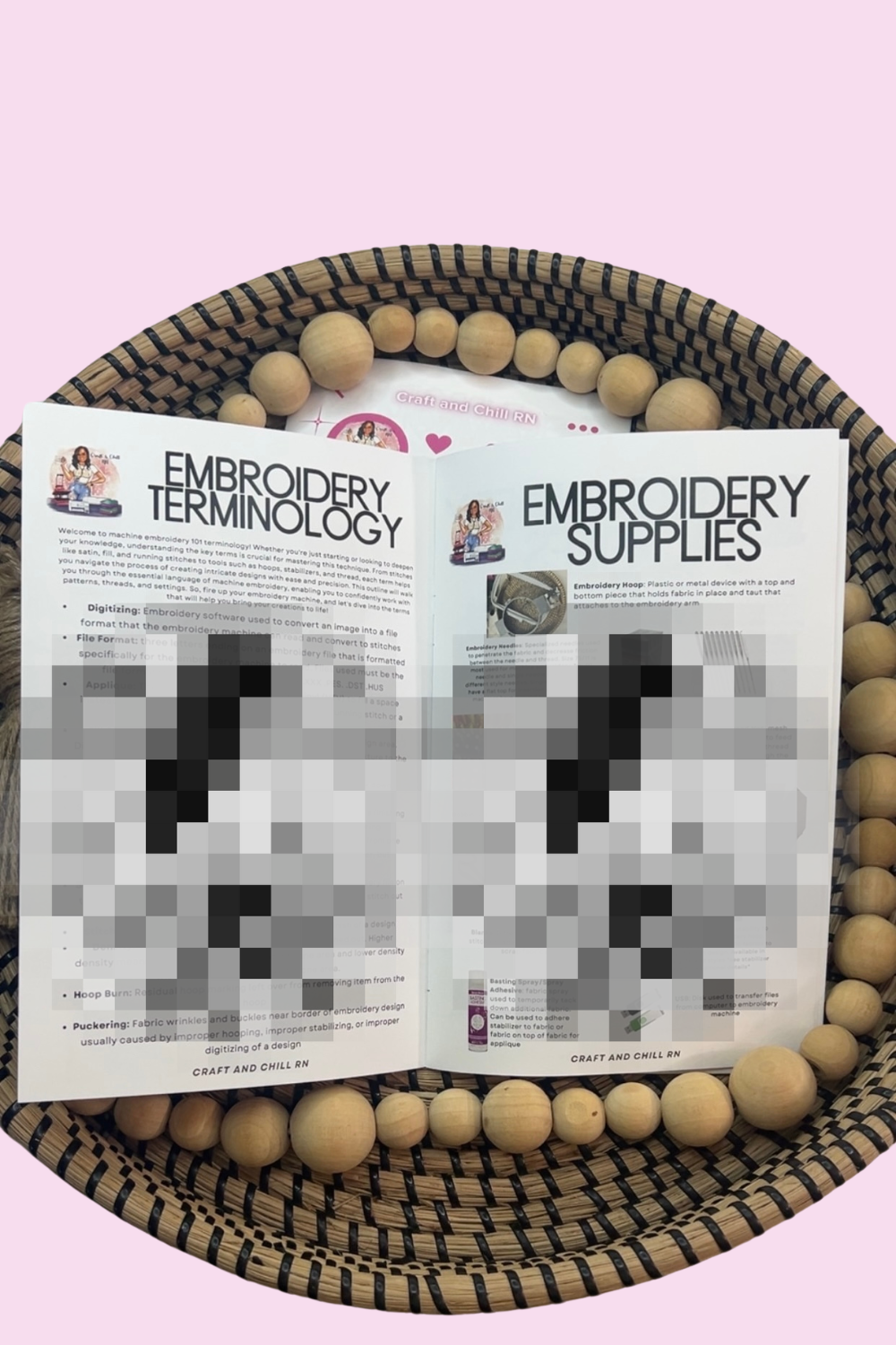 Embroidery 101 Handbook- Physical + digital