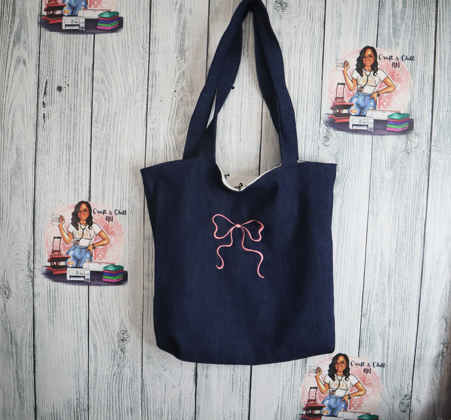 Bow Tote Bag Tutorial