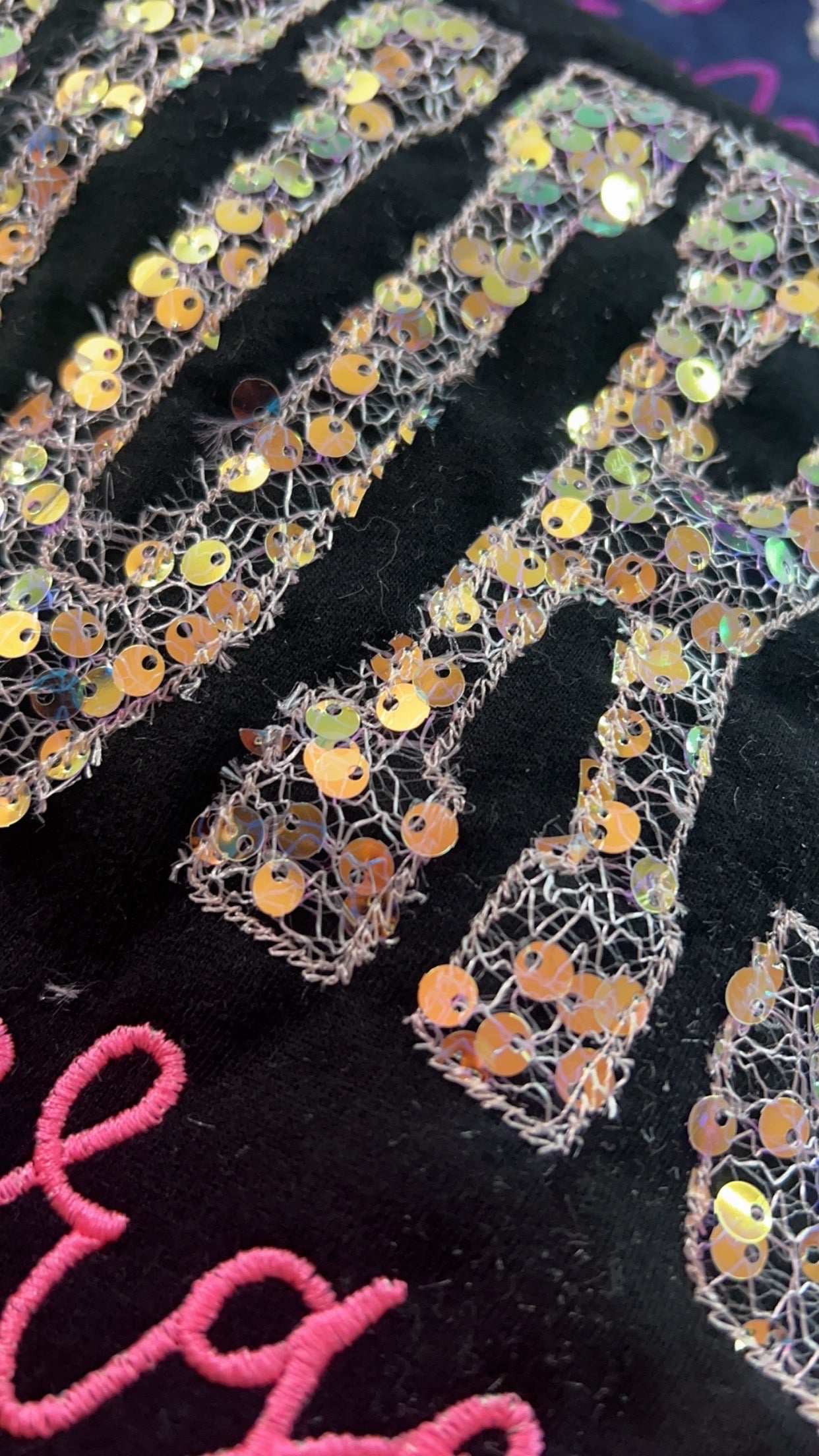 Sequin Embroidered Tee