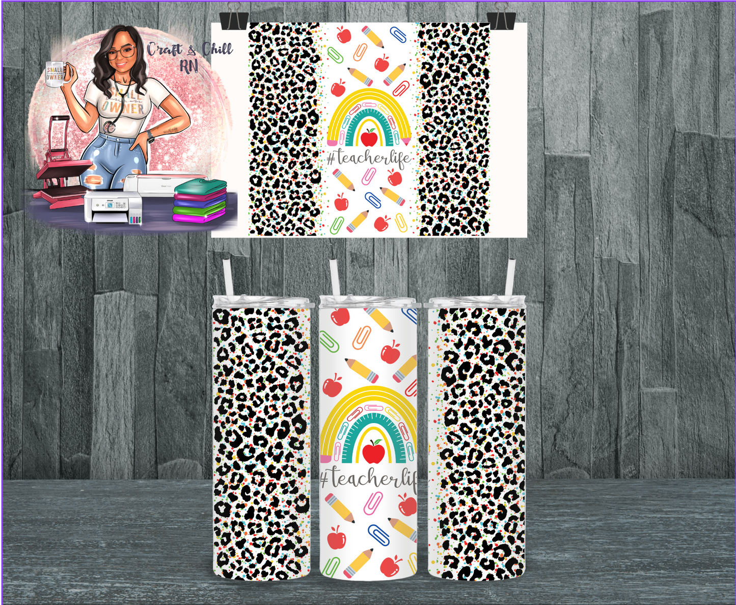 Teacher Life Tumbler