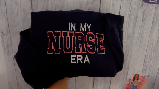 Nurse Era Embroidered Sweatshirt