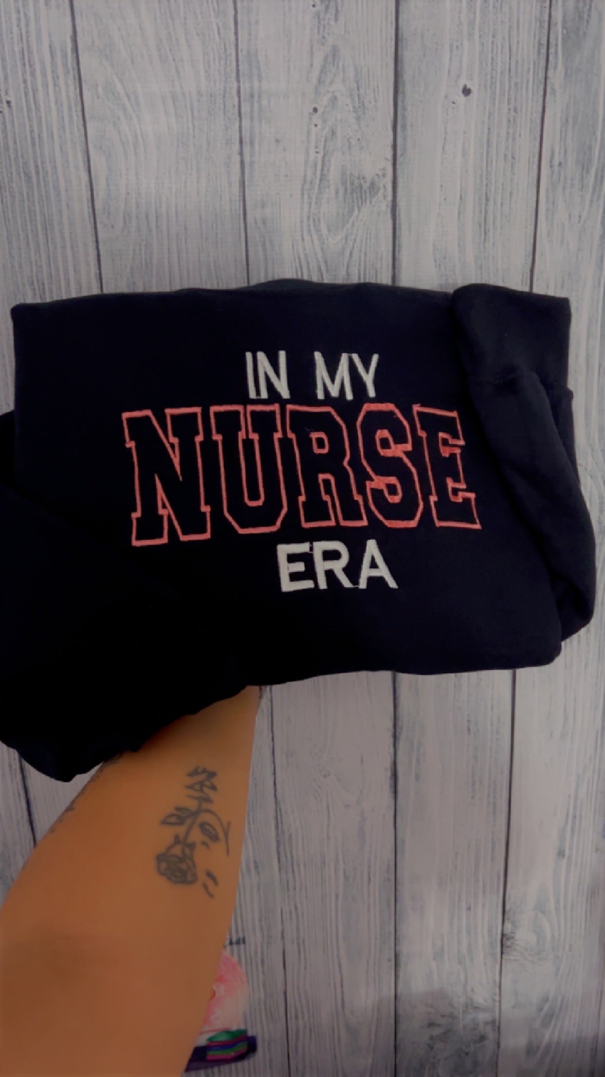 Nurse Era Embroidered Sweatshirt