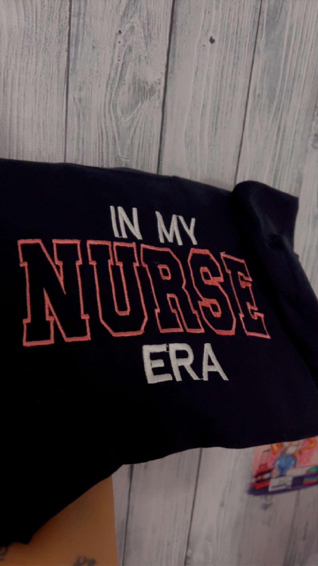 Nurse Era Embroidered Sweatshirt