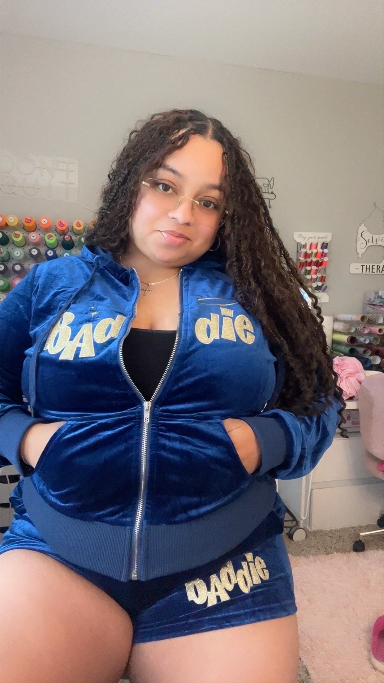 Y2K Embroidered Tracksuit