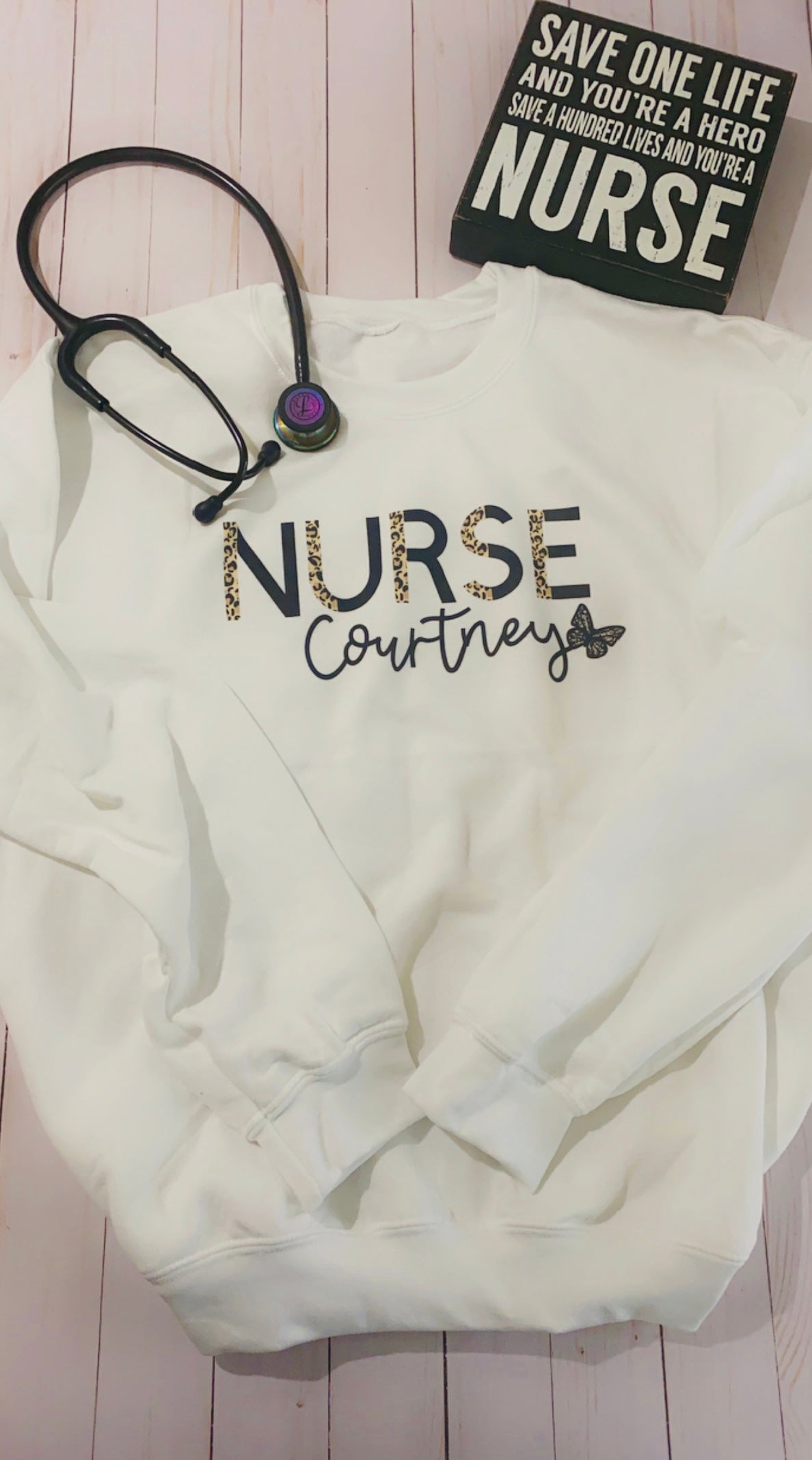 Nurse Name Crewnecks