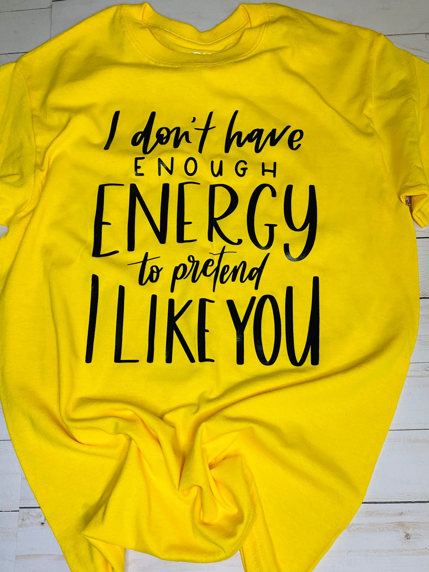 I Don't Have Enough Energy