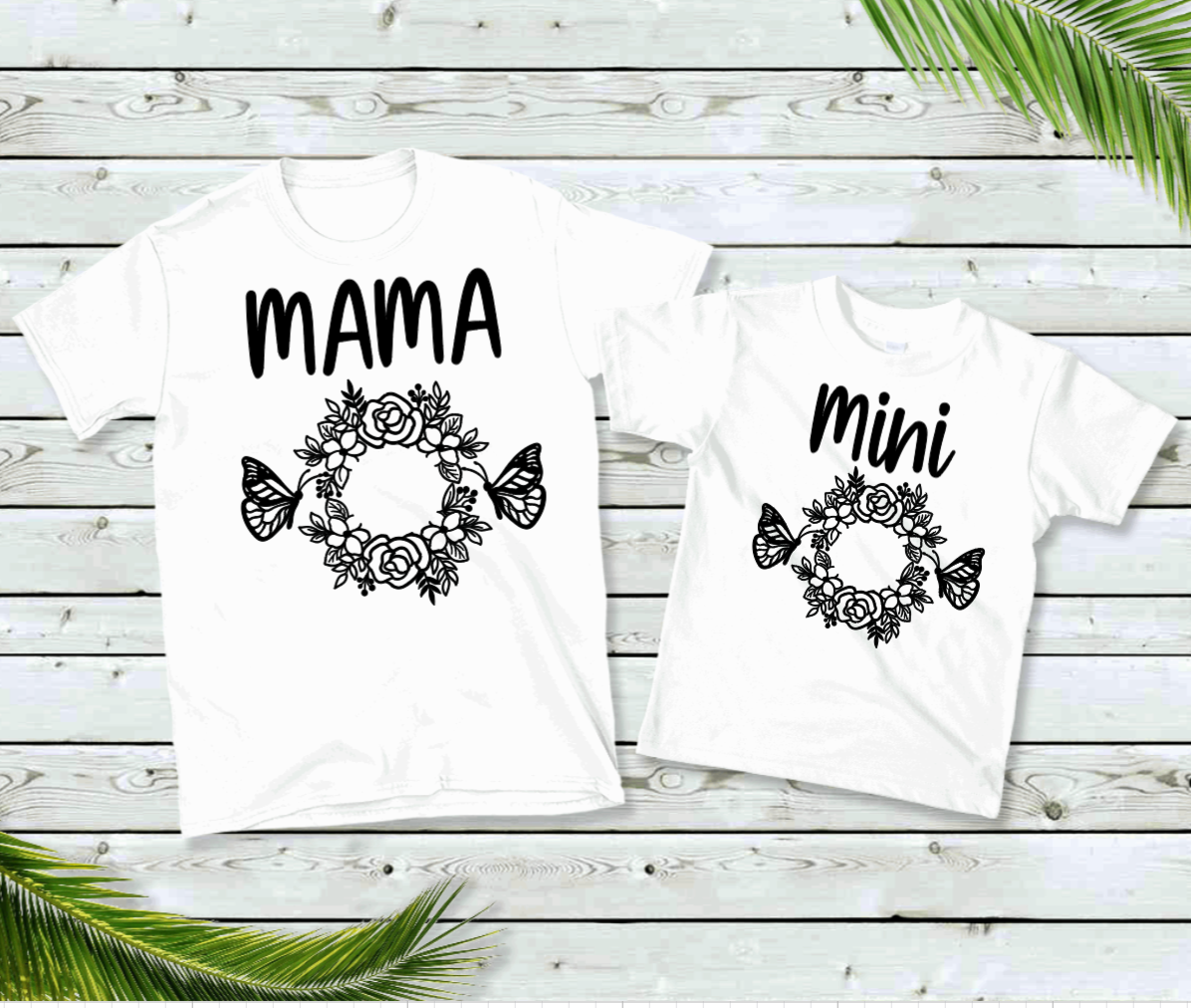 Mama & Mini Butterflies & Roses