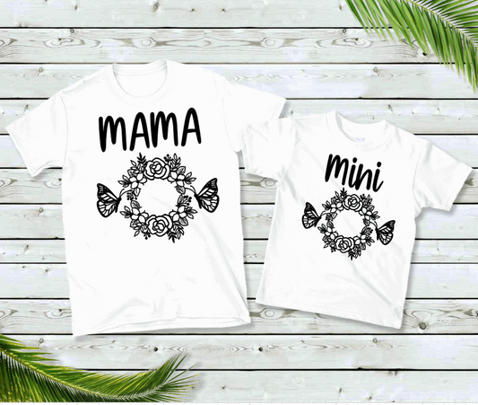 Mama & Mini Butterflies & Roses