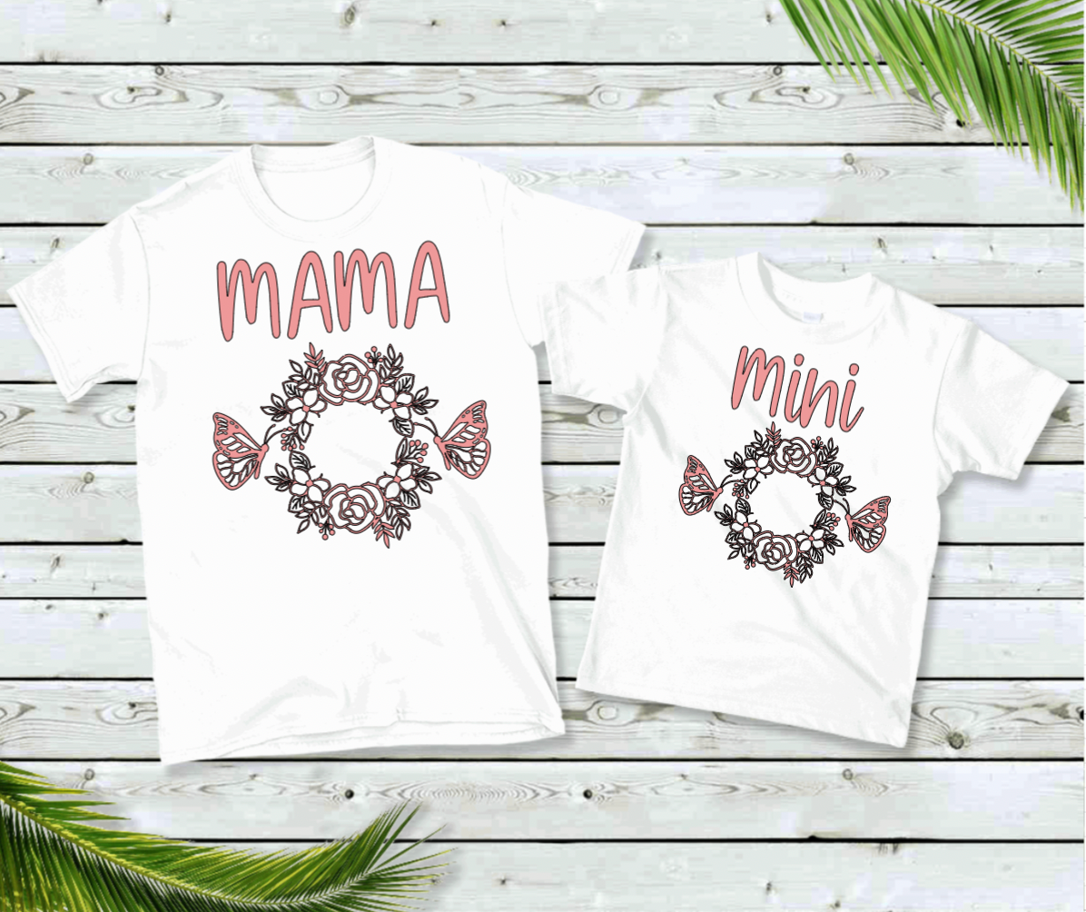Mama & Mini Butterflies & Roses