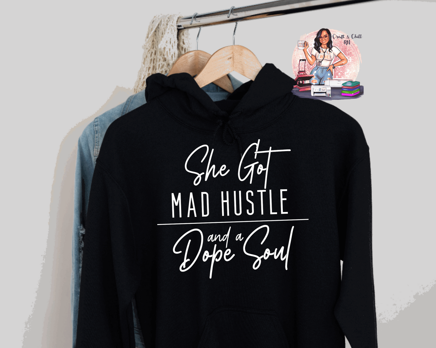 She Got Mad Hustle Hoodie/Crewneck