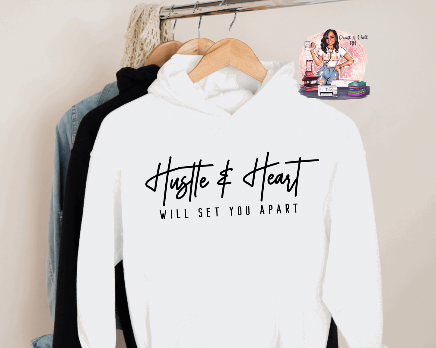 Hustle & Heart Hoodie