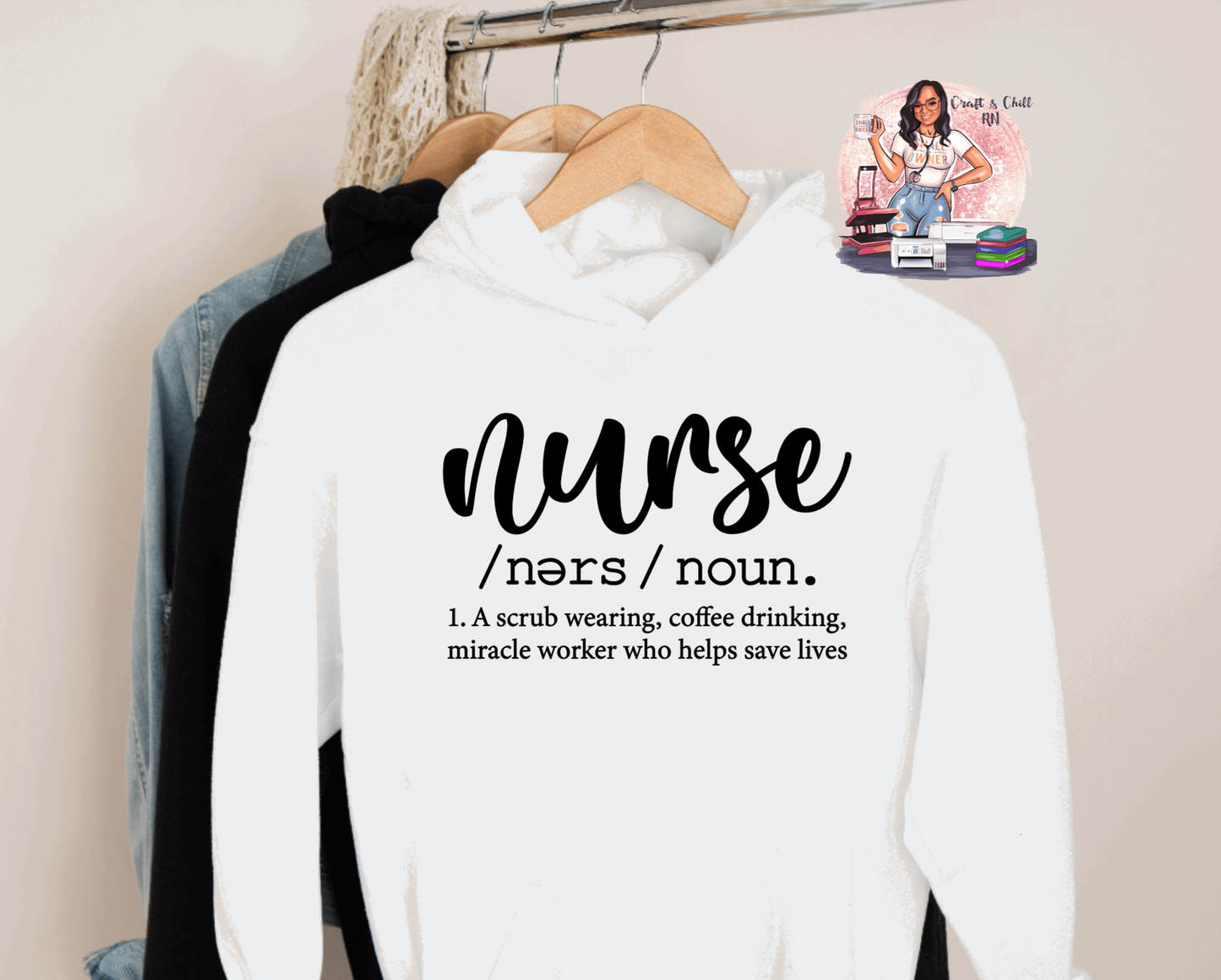 Nurse Noun Hoodie