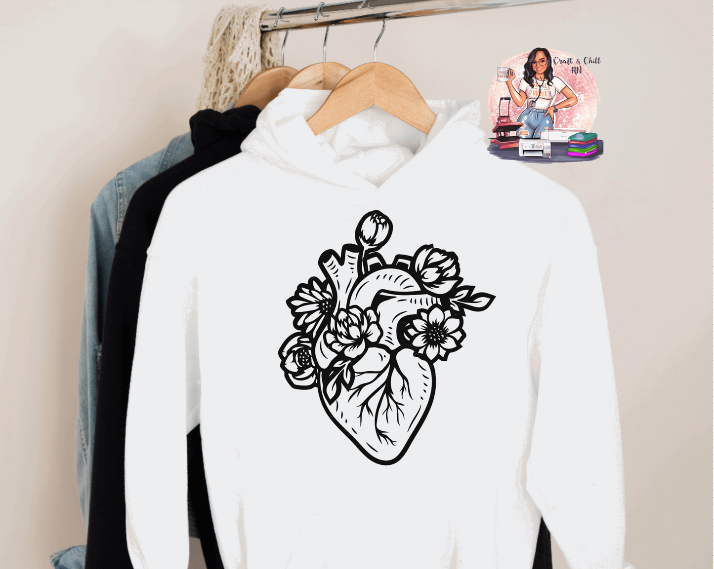 Anatomical Heart Hoodie