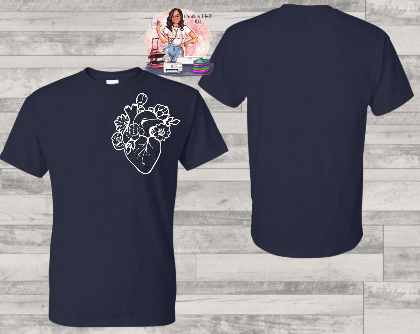 Anatomical Heart T Shirt