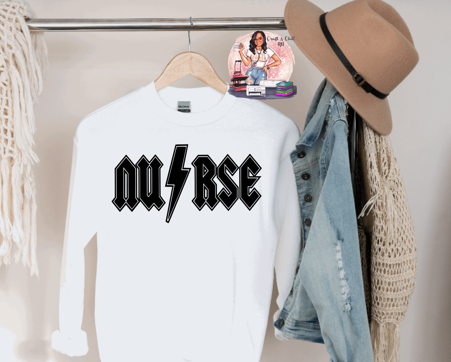 Nurse Logo Crewneck