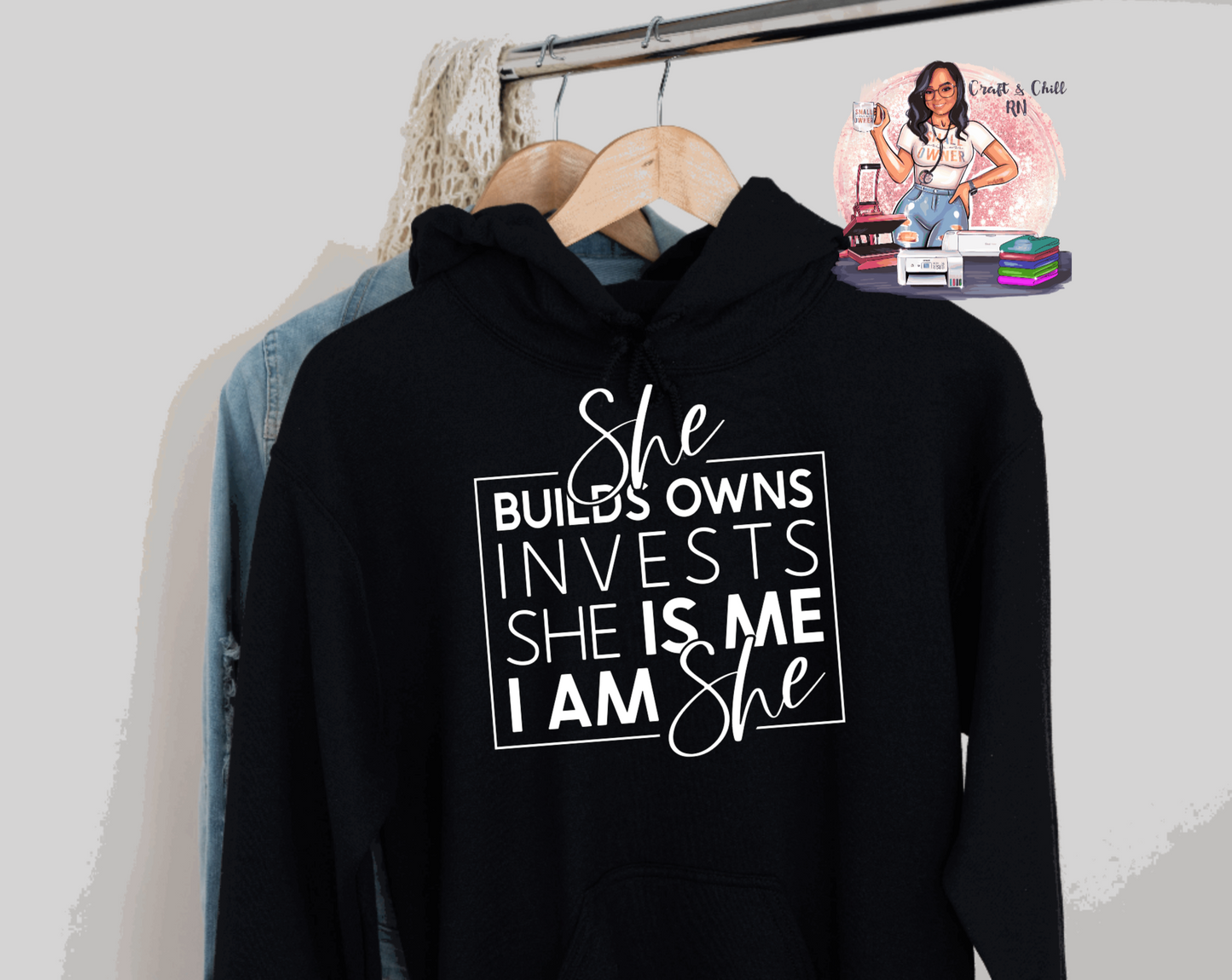 I Am She Hoodie & Crewneck