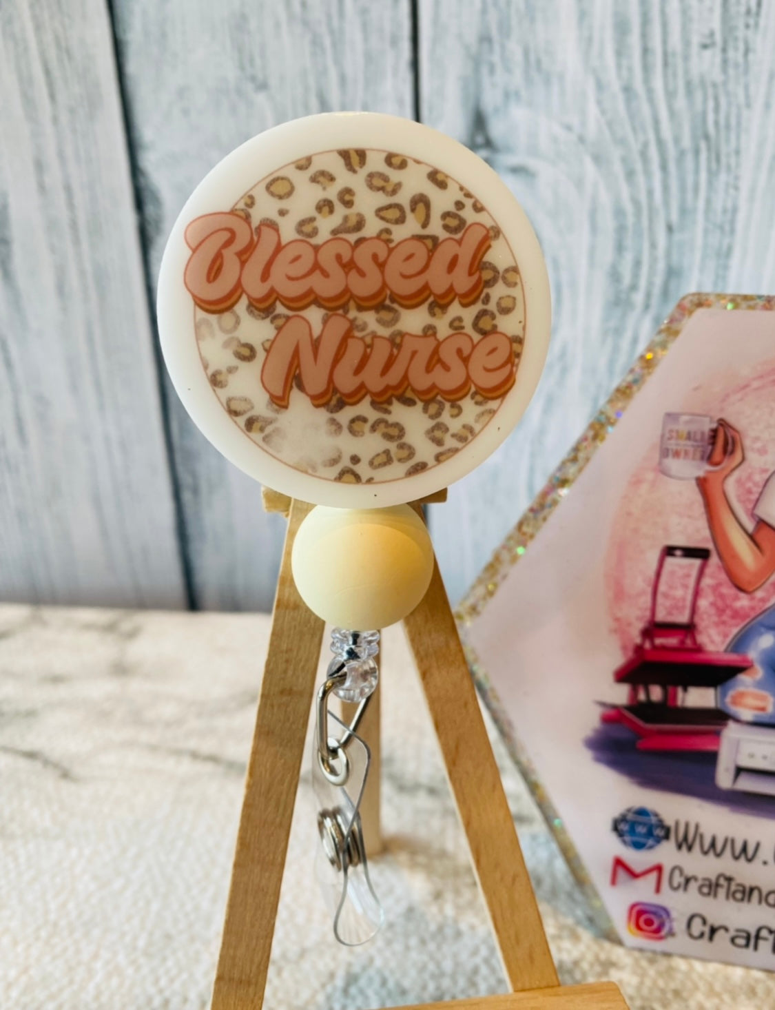 Blessed Nurse Badge Reel