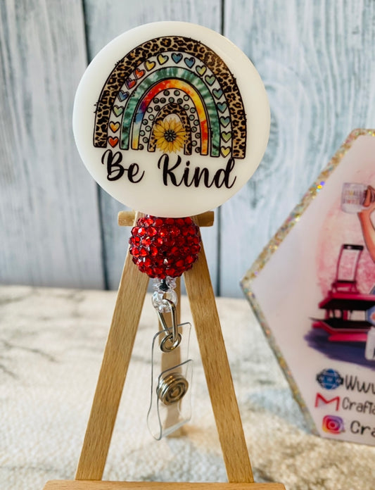 Be Kind Rainbow Badge Reel