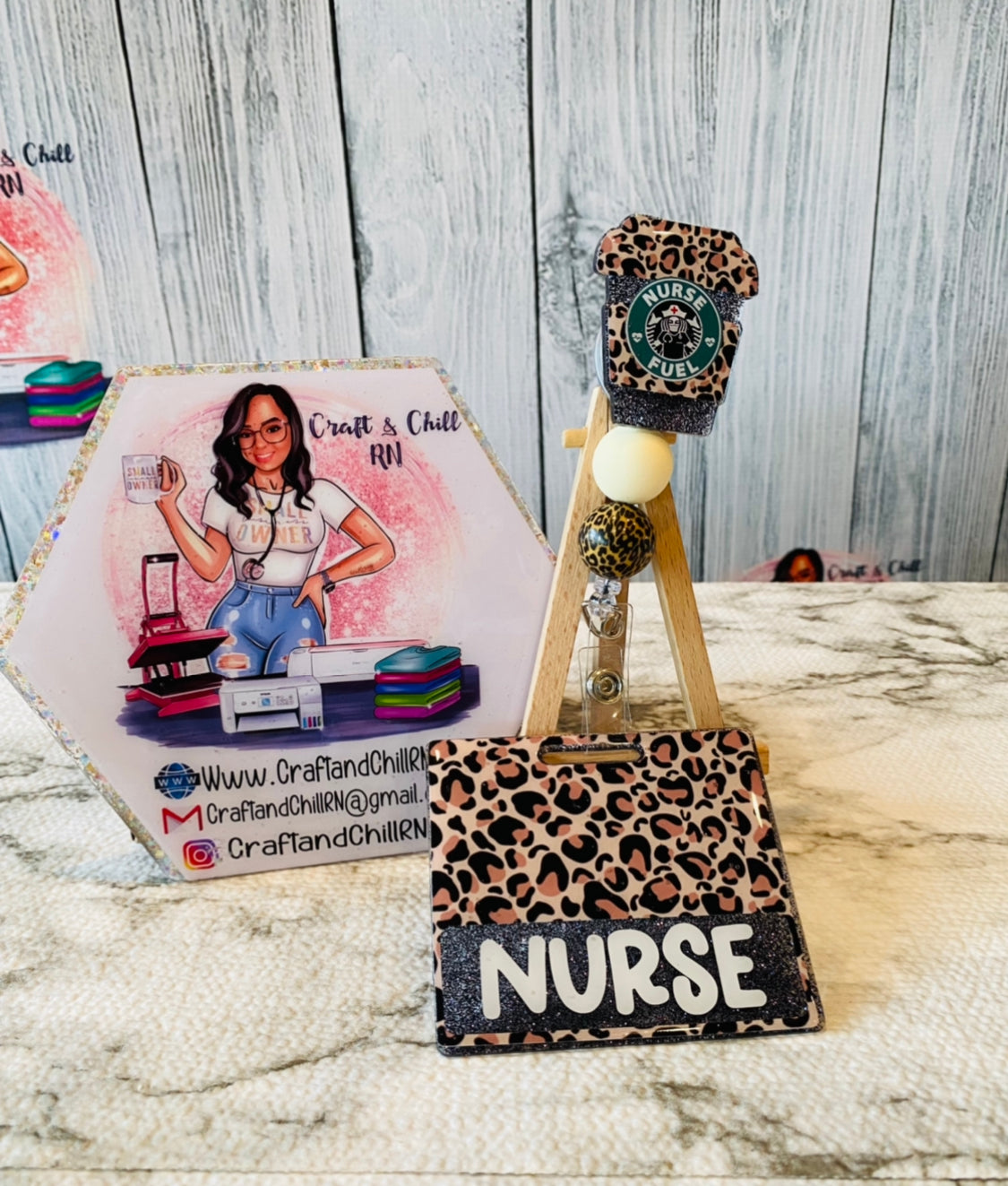 Nurse fuel badge reel