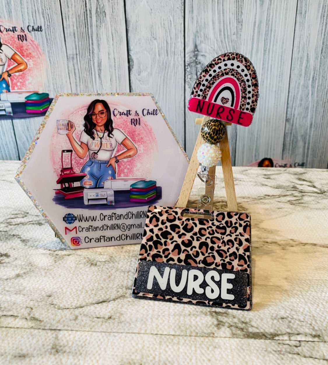 Rainbow Cheetah Nurse Set