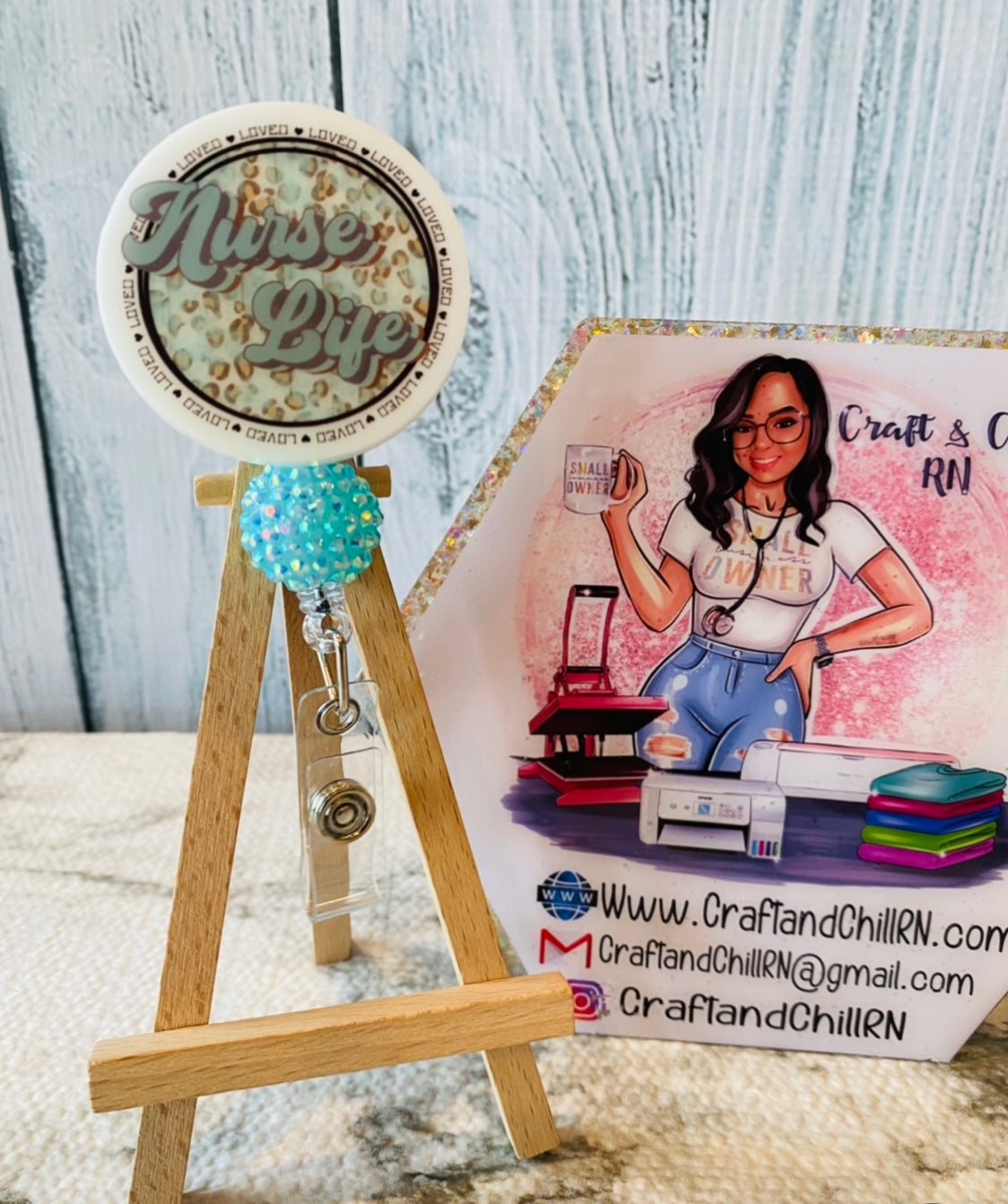 Nurse Life Badge Reel